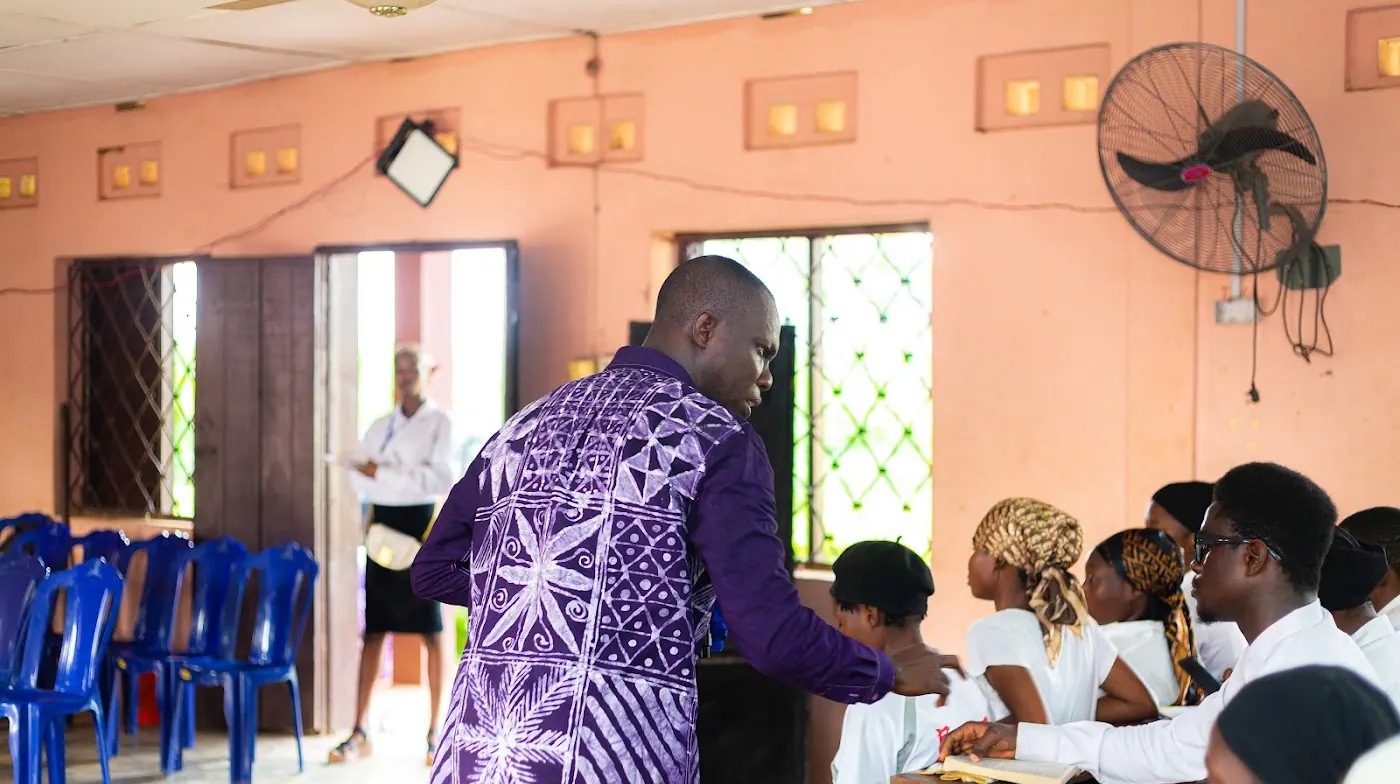 Believers gathered in the Word at a Worship and Word Conference in Aiyepe, Ijebu
