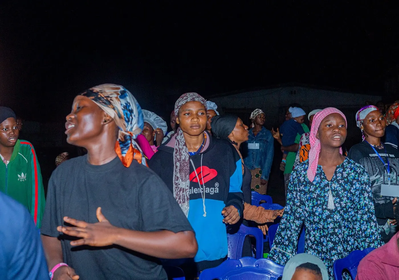 Worship & Word 2025 · At the Scent of Water: worshippers praying and praising at Adoration New Life Ministry, Aiyepe, Ijebu