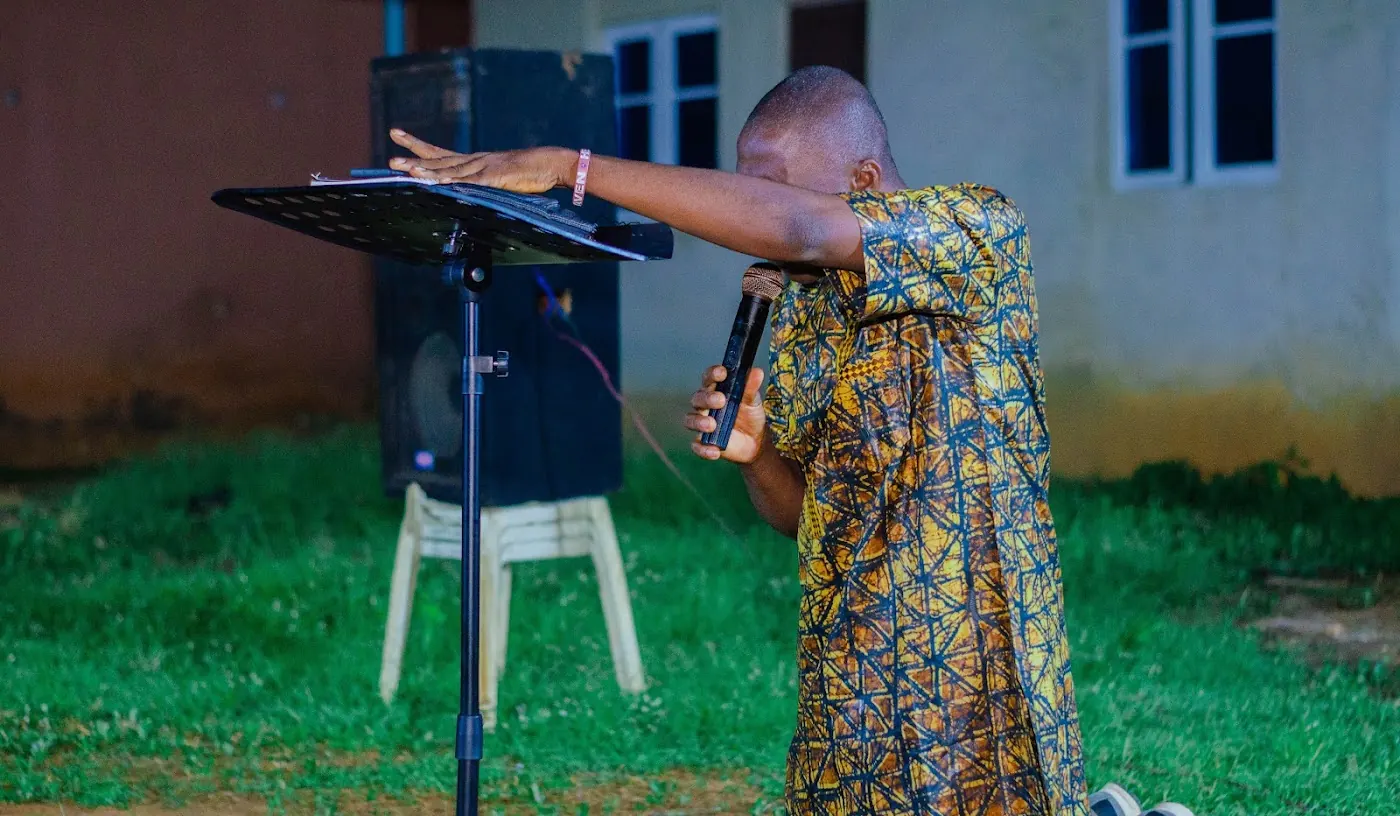 Worship & Word 2026 · New Wine: worshippers praying and praising at Adoration New Life Ministry, Aiyepe, Ijebu